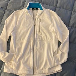 Lauren - Ralph Lauren Active White front zip sweatshirt